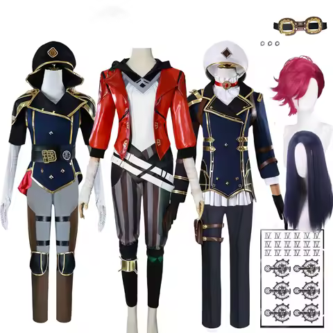 in stock LOL Caitlyn Kiramman Cosplay Violet Arcane:Game Caitlyn The Sheriff Of Piltover Violet Cosp