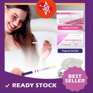 😻FOR YOU STORE😻 1PCS Ovulation test kit urine test kehamilan ovulation test strip early pregnancy test strip u