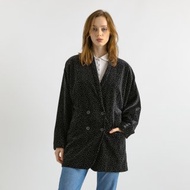 復古 90 年代 Escada by Margaretha Ley 圓點印花長西裝外套 7068