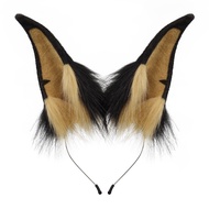 Cute Plush Animal Ear Headband Outing Comic Exhibition cosplay Party Performance Accessories Doberma