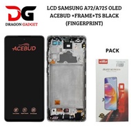 LCD + TOUCHSCREEN + FRAME SAMSUNG A72/A725 OLED ACEBUD +FRAME +TS BLACK (FINGERPRINT) & (NOT FINGERP