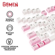 GAMEN GMK01 Keycaps Keyboard Mekanik MX Bahan PBT &amp; Tidak Berminyak