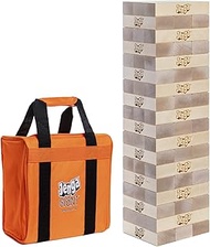 Jenga Official Giant JS4 - Oversized Stacks to Over 3 Feet in Play, Includes Heavy-Duty Carry Bag, P