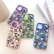 Case For OPPO A38 A78 A58 A5 A3S A35 A17 A57 Reno 6 10 Pro Plus Phone Casing The Powerpuff Girls POP MART Labubu Cartoon Matte Film Hard Case Shell Anti-Knock Back Cover