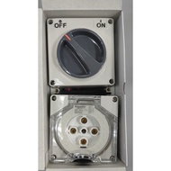 Schneider S56C532GY 32A 5PIN combination switched socket