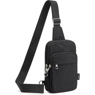 G4Free Small Sling Bag for Women, Anti Theft RFID Blocking Mini Crossbody Purse for Travel, Black