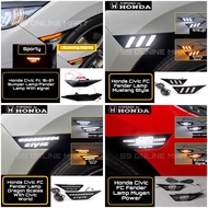 Honda Civic Fc 2016-2021 / FK8 Fender Light / Signal Light LED Daylight Running Signal Mugen Power F
