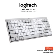 Logitech Mx Mechanical Mini For Mac Pale-grey Tactile, Backlit keys, Multi Connectivity, Long Batter