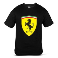 T Shirt Short Sleeve Printed Ferrari Racing F1 Scuderia Enzo 488 458 430 Motorsport Tuning Turbo Per