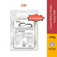 Lazat Curry Puff Chicken Frozen (20pcs x 6 Packs x 500g)