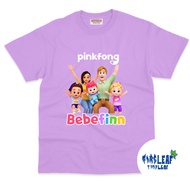 Children's CLOTHES BEBEFINN PINKFONG BABY SHARK CHILDREN'S T-SHIRTS PREMIUM MATERIAL