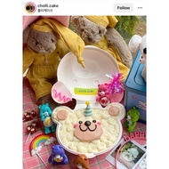 Hiccupxgoodies - teddybear cake box bear cake box packaging box cute box degradable health pulp