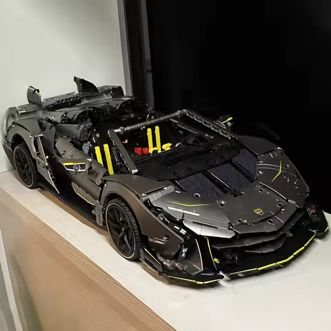 Technical Series One Off Concept Sports Car Building Block City Mechanical Speed Racing Vehicle Mode