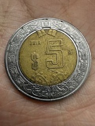 墨西哥🇲🇽2018年5披索硬幣