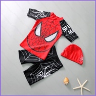 DC2 2025 Summer Spider-Man Iron Man Boys Swimsuit Sunscreen Quick Dry Two-Piece Swimsuit Hot Sale