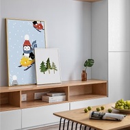Skier king-penguin-沙發掛畫/工作室/複製畫/新家佈置/角落裝飾
