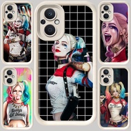 M-84 Harley Quinn White Casing for OPPO Reno 8 Find X5 7 7Z 8Z Lite 5G