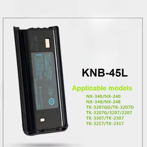 7.4V 2000mAh Walkie Talkie Battery KNB-45L Li-Ion Battery Support Type-c Charging For NX-340 TK-2202