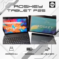 Smart Tablet Aoskey P25 4+64GB | 6000mAH Large Battery | 4G LTE + WIFI