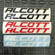 Cutting Sticker ALCOTT  BIKE stiker