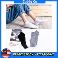 [READY STOCK] Socks Working Stocking School Socks Plain Socks Putih hitam Cotton Socks