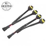 HEEPDD 2 Pcs H11 H8 H9 Extension Wiring Harness Male to Female Headlight Splitter Wire with 18 AWG C