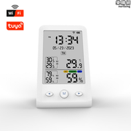 TUYA WIFI  塗鴉智能 溫溼度計 時間日期 中性英文