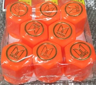 THL ฝาครอบน็อตล้อ เบอร์41 รุ่นพิมพ์ลายISUZU# สีส้ม(ราคาต่อชุด 8 ฝา)