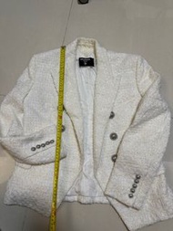 BALMAIN Paris 白色西裝外套 suit
