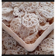 Ready Stock Keropok Mawar Mentah 250g/500g/1kg sangat renyah selepas di Goreng Terasa bawangnya Prod