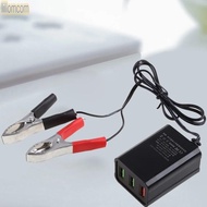 USB Charger Adapter for 12V/24V Batteries Three Output Options Available