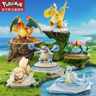 6 Styles Pokemon Figure Bulbasaur Dragonite Lapras Charizard Arcanine Blastoise Action Figure Toys C