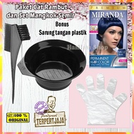 Miranda Hair Color MC-2 BLUE Pewarna Rambut Permanen Aman Original Pewarna Rambut Cerah Cat Rambut P