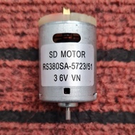 Dinamo motor 380 RS380 RS380SA 5723/51 3.6V - 5V 16000RPM