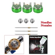 HVLP G2008 Car Auto Paint Spray Gun Accessory 1.4MM 1.7MM 2.0MM Nozzles&Needles&Flow Caps Kit