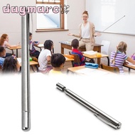 DAGMARC Pointer Pen, Lightweight Pointer Tool Baton, Silver Multi-functional Telescopic Ballpoint Pe