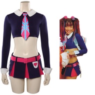 § Austin Cos Powers Mi And Fook Yu Cosplay Costume Dress Outfits Halloween Carnival Party Suit For