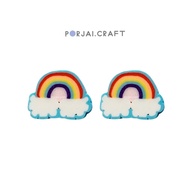 Rainbow beads 10mm