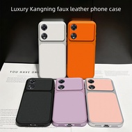 For Oppo A57 A58 Case Oppo A58x A78 Cover OPPO A2x A1i Leather Case Luxury Lens Protection Protect M