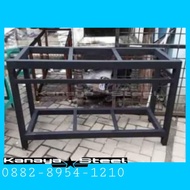 rak aquarium 100x50x80 full hollow 40x40 galvanis