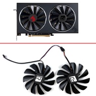 2PCS Cooling FANS 95MM 4PIN CF1010U12S RX5700XT GPU fan for Powercolor RX5700XT 5700 5600XT graphics