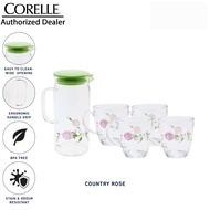 Corelle Coordinates 5pc Set Water Set Pyrex Country Rose Sakura 5pcs Tea Set  Water Set Cawan