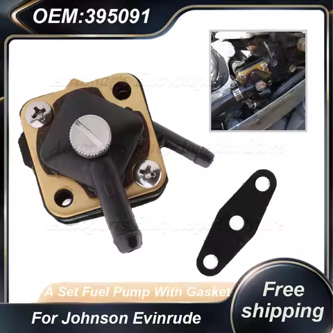 397839 The Fuel Pump Fits For Johnson Evinrude 395091 6HP 8HP 9.9HP 15HP 397274 Engine Seahorse Outb