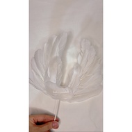 Angel Wings Topper Wing cake decoration Angel Wings feather Topper feather feather pearl beads
