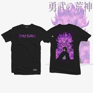 Anime Shirt-ETQTCo.- Naruto-Uchiha Sasuke Summer Striped T-Shirt S-5XL
