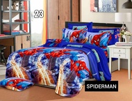 PROMO CUCI GUDANG TERLARIS Sprei Karakter Premium Motif Spiderman No 1 180x200 No 2 160x200 1set Sar