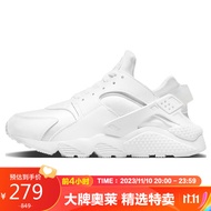耐克NIKE休闲鞋女气垫华莱士AIR HUARACHE运动鞋DH4439-102白38