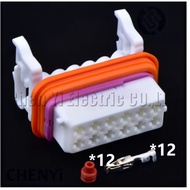 12 Pin Automotive waterproof connector Car HID headlight plug 7L6971071A 7L6 971 071A For Volkswagen