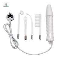 Skin Therapy Wand with 4 Tubes High Frequency Face Wand Portable High Frequency Facial Machine for A