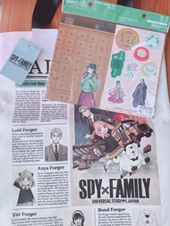 日本USJ SPY×FAMILY 環球影城聯名帆布袋, 藥師少女的獨語便條紙貼紙